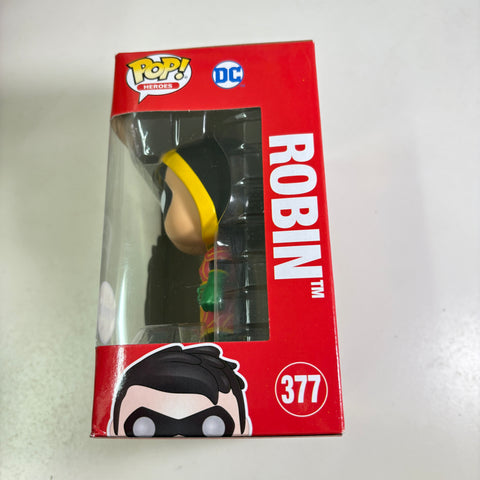 BOX FLAWS VIEW PHOTOS Robin (CHASE)  - DC Imperial Funko Pop 377 Vinyl Figure