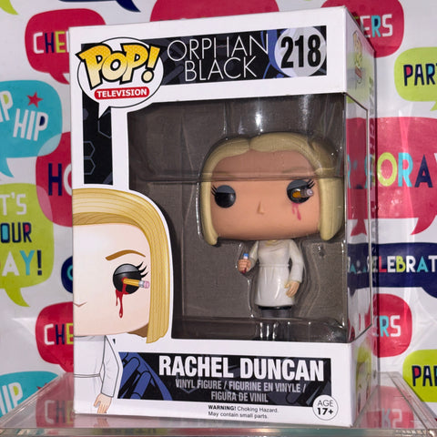 BOX FLAWS VIEW PHOTOS Rachel Duncan - Orphan Black Funko Pop 218 Vinyl Figure (11.4 Cm L × 8.9 Cm W × 15.9 Cm H)