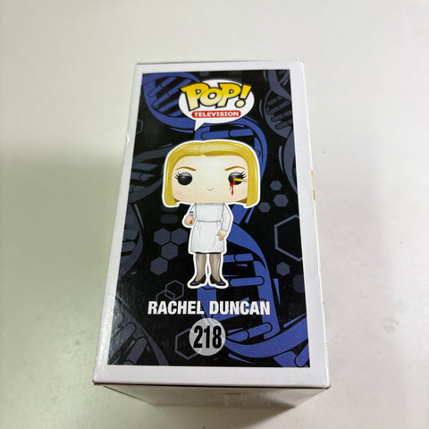 BOX FLAWS VIEW PHOTOS Rachel Duncan - Orphan Black Funko Pop 218 Vinyl Figure (11.4 Cm L × 8.9 Cm W × 15.9 Cm H)