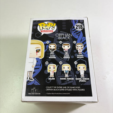 BOX FLAWS VIEW PHOTOS Rachel Duncan - Orphan Black Funko Pop 218 Vinyl Figure (11.4 Cm L × 8.9 Cm W × 15.9 Cm H)