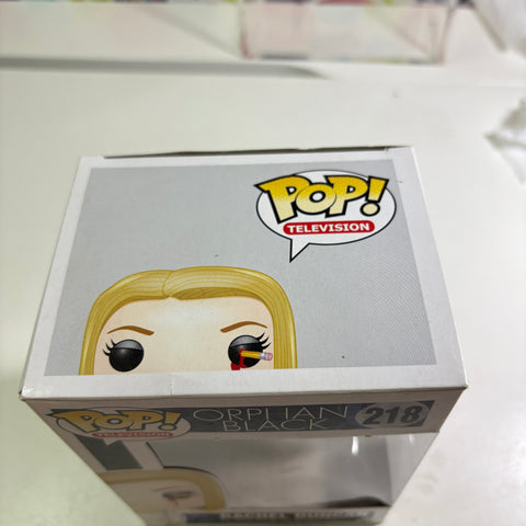 BOX FLAWS VIEW PHOTOS Rachel Duncan - Orphan Black Funko Pop 218 Vinyl Figure (11.4 Cm L × 8.9 Cm W × 15.9 Cm H)