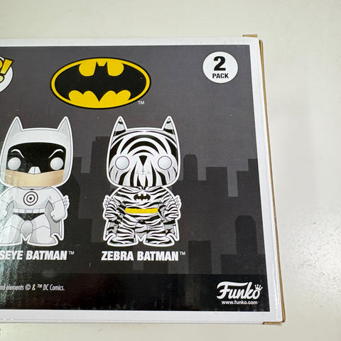 Batman (Zebra and Bullseye)  - DC Funko Pop 2 Pack Vinyl Figures Exclusive