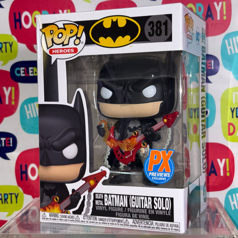 Batman (Heavy Metal Guitar Solo)  - DC Funko Pop 381 Vinyl Figures Exclusive