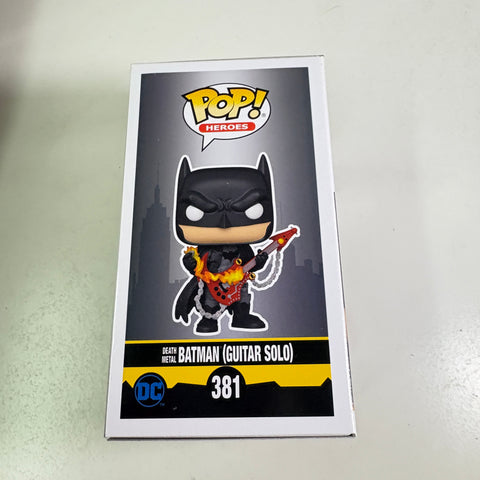 Batman (Heavy Metal Guitar Solo)  - DC Funko Pop 381 Vinyl Figures Exclusive