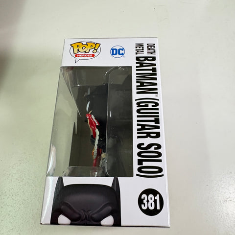 Batman (Heavy Metal Guitar Solo)  - DC Funko Pop 381 Vinyl Figures Exclusive