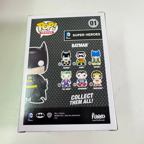 Batman  - DC Funko Pop 01 Vinyl Figures Exclusive