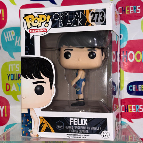BOX FLAWS VIEW PHOTOS Felix - Orphan Black Funko Pop 273 Vinyl Figure (11.4 Cm L × 8.9 Cm W × 15.9 Cm H)