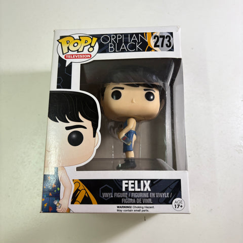 BOX FLAWS VIEW PHOTOS Felix - Orphan Black Funko Pop 273 Vinyl Figure (11.4 Cm L × 8.9 Cm W × 15.9 Cm H)
