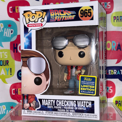 Back to The Future - Marty Checking Watch Funko Pop 965 Summer Convention 2020