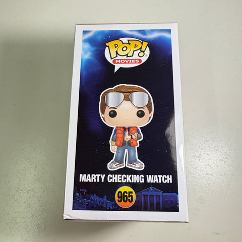 Back to The Future - Marty Checking Watch Funko Pop 965 Summer Convention 2020
