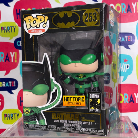 BOX DAMAGE VIEW PHOTOS Batman (Green Lantern Dawnbreaker)  - DC Funko Pop 253 Vinyl Figures Exclusive