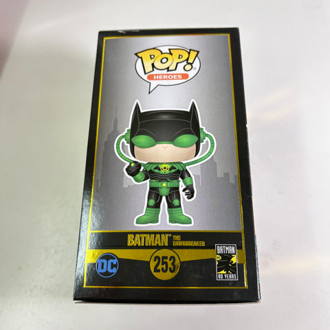 BOX DAMAGE VIEW PHOTOS Batman (Green Lantern Dawnbreaker)  - DC Funko Pop 253 Vinyl Figures Exclusive