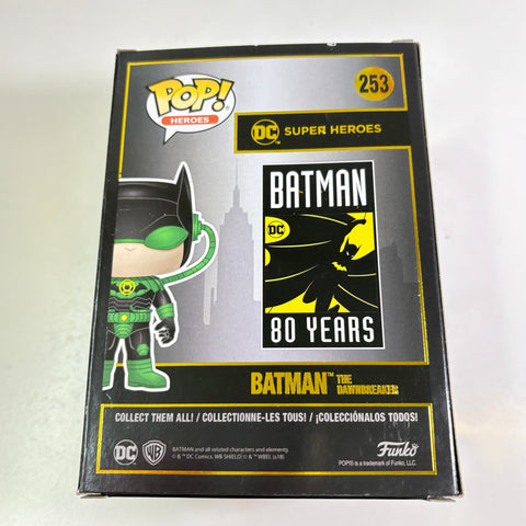 BOX DAMAGE VIEW PHOTOS Batman (Green Lantern Dawnbreaker)  - DC Funko Pop 253 Vinyl Figures Exclusive