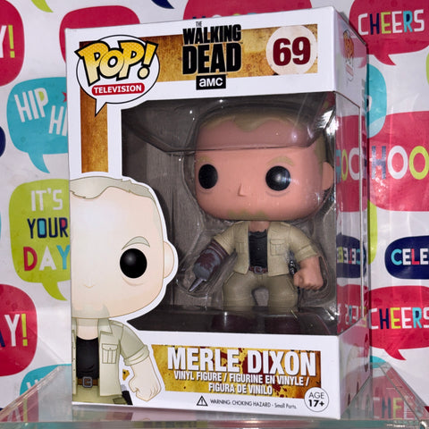Merle - The Walking Dead Funko Pop 69 Vinyl Figure (11.4 Cm L × 8.9 Cm W × 15.9 Cm H) )