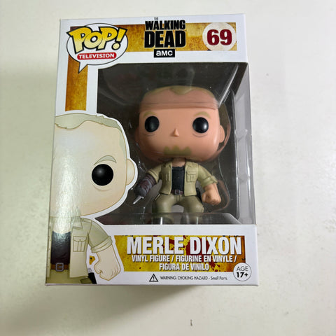 Merle - The Walking Dead Funko Pop 69 Vinyl Figure (11.4 Cm L × 8.9 Cm W × 15.9 Cm H) )
