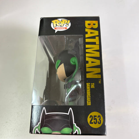 BOX DAMAGE VIEW PHOTOS Batman (Green Lantern Dawnbreaker)  - DC Funko Pop 253 Vinyl Figures Exclusive