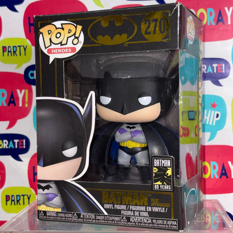 BOX DAMAGE VIEW PHOTOS Batman (First Appearance)  - DC Funko Pop 270 Vinyl Figures