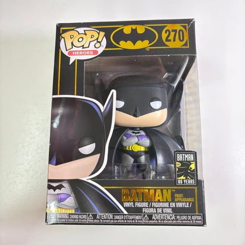 BOX DAMAGE VIEW PHOTOS Batman (First Appearance)  - DC Funko Pop 270 Vinyl Figures
