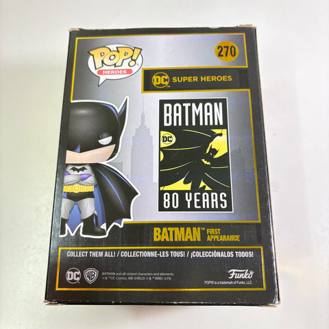 BOX DAMAGE VIEW PHOTOS Batman (First Appearance)  - DC Funko Pop 270 Vinyl Figures