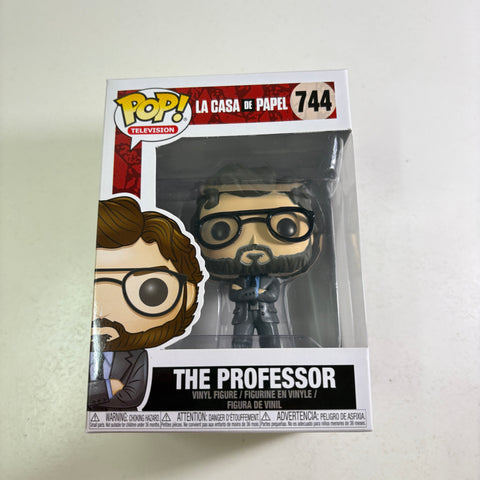 The Professor - Le Casa De Papel Funko Pop 744 Vinyl Figure (11.4 Cm L × 8.9 Cm W × 15.9 Cm H) )