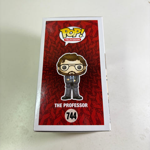 The Professor - Le Casa De Papel Funko Pop 744 Vinyl Figure (11.4 Cm L × 8.9 Cm W × 15.9 Cm H) )