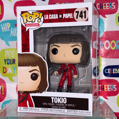 Tokio - Le Casa De Papel Funko Pop 741 Vinyl Figure (11.4 Cm L × 8.9 Cm W × 15.9 Cm H) )