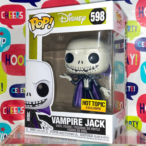 The Nightmare Before Christmas - Vampire Jack Disney Funko Pop 598 Hot Topic Exclusive