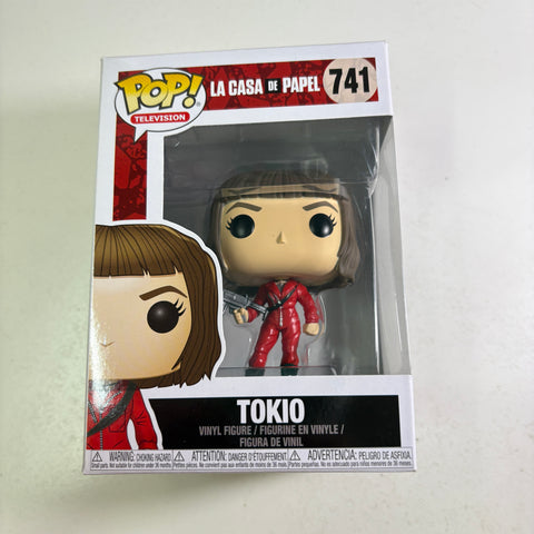 Tokio - Le Casa De Papel Funko Pop 741 Vinyl Figure (11.4 Cm L × 8.9 Cm W × 15.9 Cm H) )