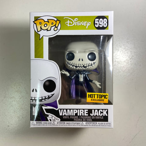 The Nightmare Before Christmas - Vampire Jack Disney Funko Pop 598 Hot Topic Exclusive