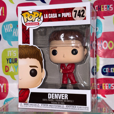Denver - Le Casa De Papel Funko Pop 742 Vinyl Figure (11.4 Cm L × 8.9 Cm W × 15.9 Cm H)