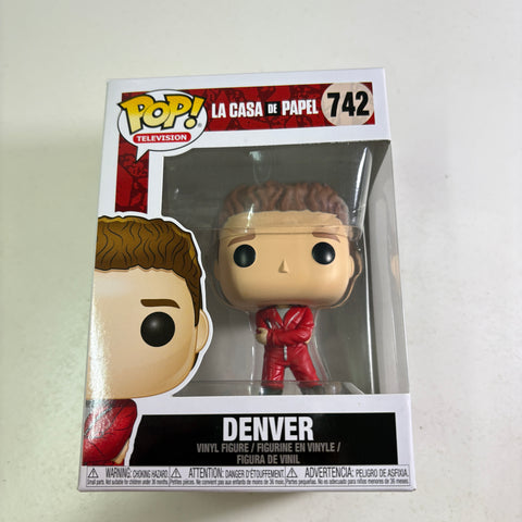 Denver - Le Casa De Papel Funko Pop 742 Vinyl Figure (11.4 Cm L × 8.9 Cm W × 15.9 Cm H)
