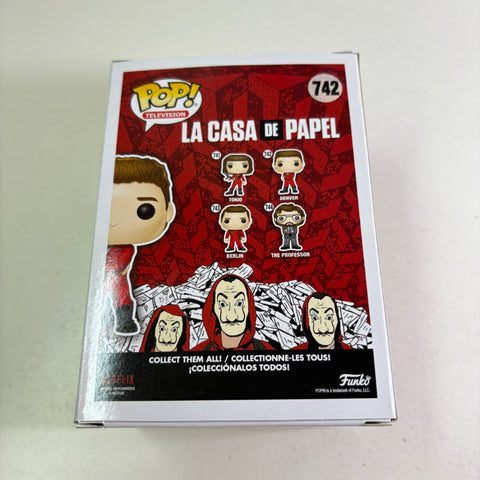 Denver - Le Casa De Papel Funko Pop 742 Vinyl Figure (11.4 Cm L × 8.9 Cm W × 15.9 Cm H)
