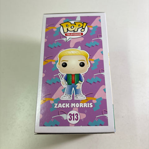 BOX FLAWS VIEW PHOTOS Zack Morris - Saved by The Bell Funko Pop 313 Vinyl Figure (11.4 Cm L × 8.9 Cm W × 15.9 Cm H)