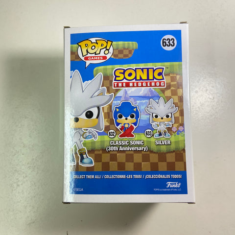 Sonic The Hedgehog - Silver (Glow in The Dark) Funko Pop 633 Hot Topic Exclusive