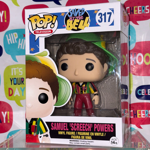Samuel Screech Powers - Saved by The Bell Funko Pop 317 Vinyl Figure (11.4 Cm L × 8.9 Cm W × 15.9 Cm H)