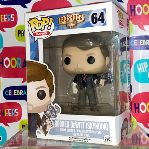 Bioshock - Booker DeWitt Skyhook Funko Pop 64
