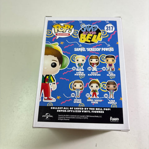 Samuel Screech Powers - Saved by The Bell Funko Pop 317 Vinyl Figure (11.4 Cm L × 8.9 Cm W × 15.9 Cm H)