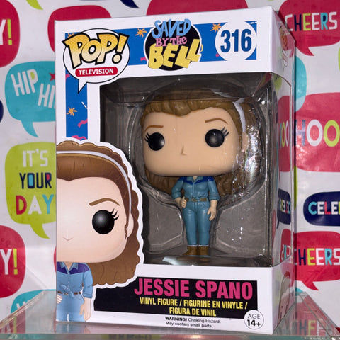 Jessie Spano - Saved by The Bell Funko Pop 316 Vinyl Figure (11.4 Cm L × 8.9 Cm W × 15.9 Cm H)