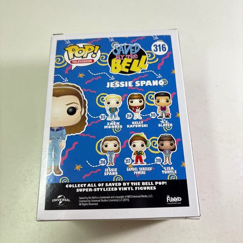 Jessie Spano - Saved by The Bell Funko Pop 316 Vinyl Figure (11.4 Cm L × 8.9 Cm W × 15.9 Cm H)