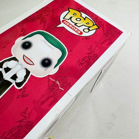SEVERE BOX DAMAGE SUN FADED The Joker (Suicide Squad in Tuxedo)  - DC Funko Pop 109 Vinyl Figure