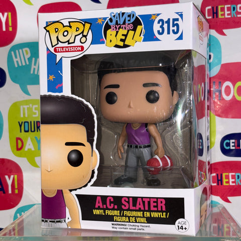 A.C. Slater - Saved by The Bell Funko Pop 315 Vinyl Figure (11.4 Cm L × 8.9 Cm W × 15.9 Cm H)