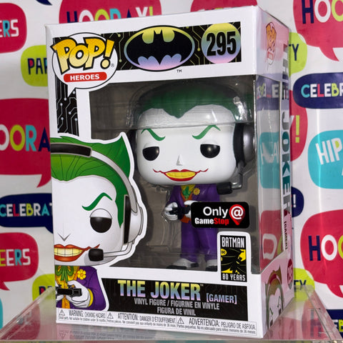 The Joker (Gamer)  - DC Funko Pop 295 Vinyl Figure Exclusive