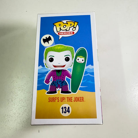 BOX FLAWS VIEW PHOTO The Joker Surf's Up (Batman Classiv TV Series)  - DC Funko Pop 134 Vinyl Figure