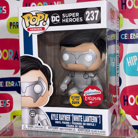 Kyle Rayne (White Lantern)  - DC Funko Pop 237 Vinyl Figure GLOW IN THE DARK Exclusive