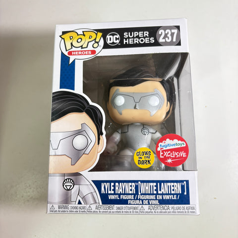 Kyle Rayne (White Lantern)  - DC Funko Pop 237 Vinyl Figure GLOW IN THE DARK Exclusive