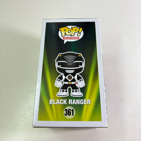 BOX FLAWS VIEW PHOTOS Black Ranger - Power Rangers Funko Pop 361 Vinyl Figure (11.4 Cm L × 8.9 Cm W × 15.9 Cm H)