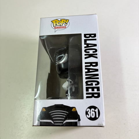 BOX FLAWS VIEW PHOTOS Black Ranger - Power Rangers Funko Pop 361 Vinyl Figure (11.4 Cm L × 8.9 Cm W × 15.9 Cm H)
