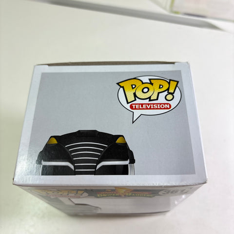 BOX FLAWS VIEW PHOTOS Black Ranger - Power Rangers Funko Pop 361 Vinyl Figure (11.4 Cm L × 8.9 Cm W × 15.9 Cm H)