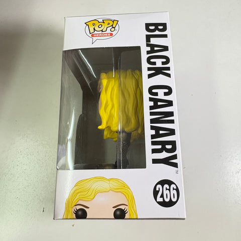 BOX FLAWS VIEW PHOTOS Black Canary  - DC Funko Pop 266 Vinyl Figure Convention Exclusive