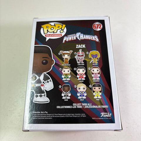 Black Ranger/Zack - Power Rangers Funko Pop 672 Vinyl Figure (11.4 Cm L × 8.9 Cm W × 15.9 Cm H)